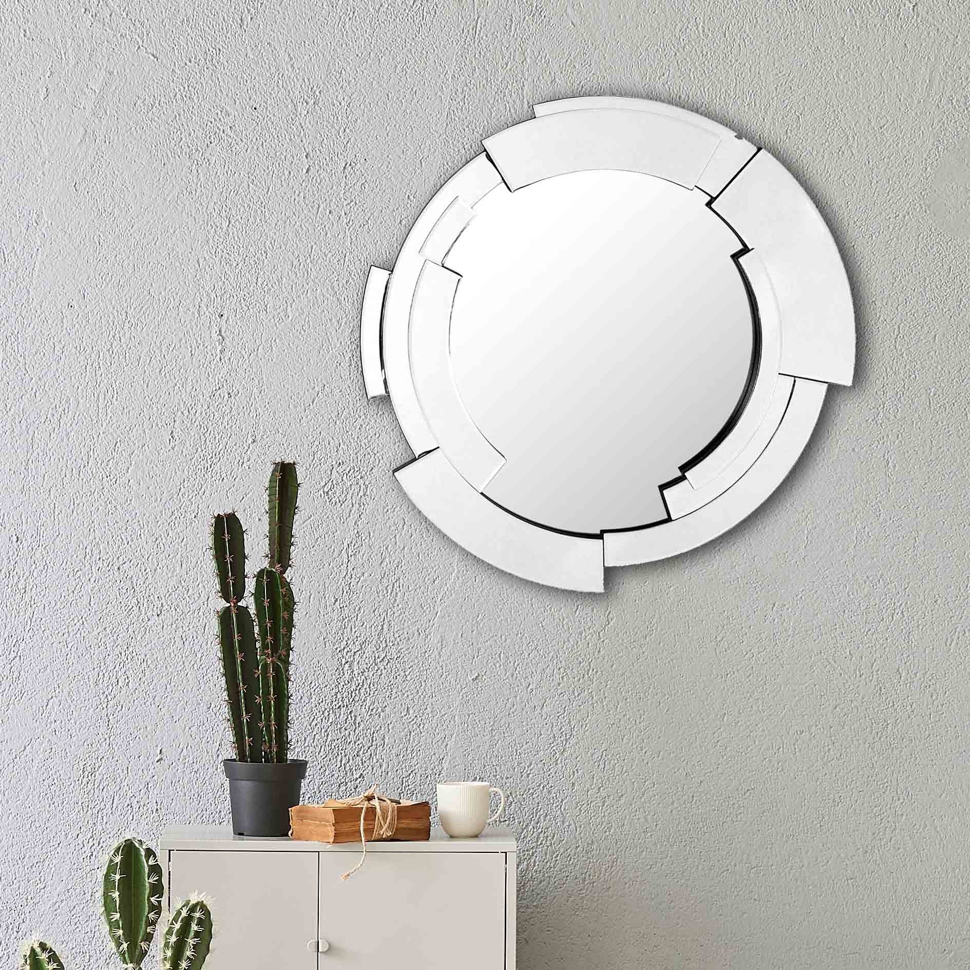Silver Expanse Wall Mirror By Homeroots