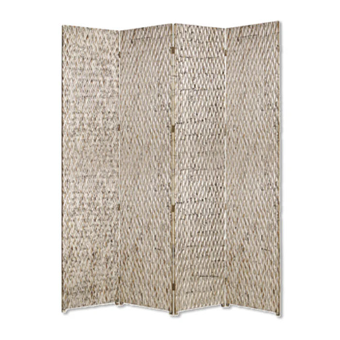 Silver Wood Screen By Homeroots