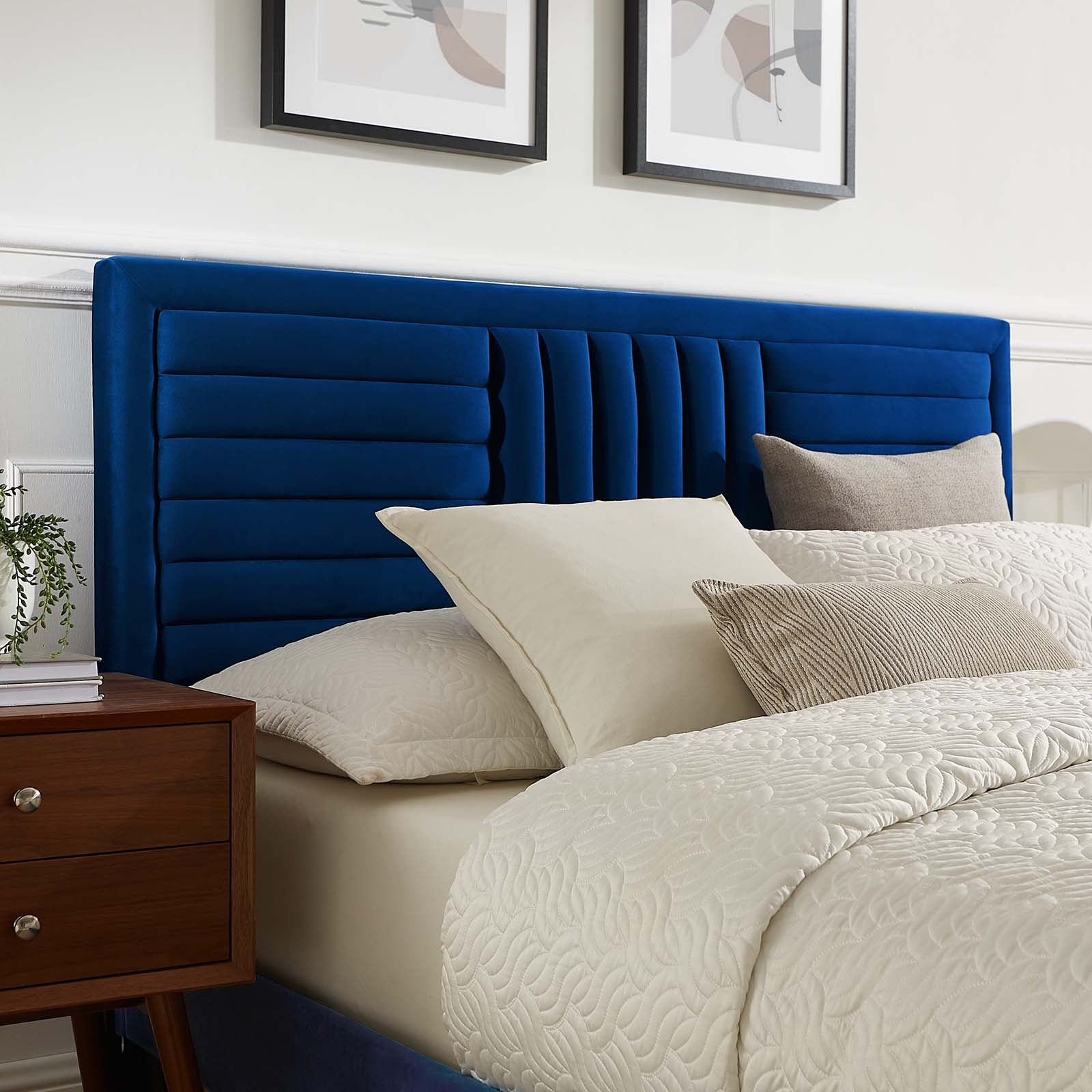 Sofia Channel Tufted Performance Velvet King Platform Bed By Modway - MOD-7011 - Image 22