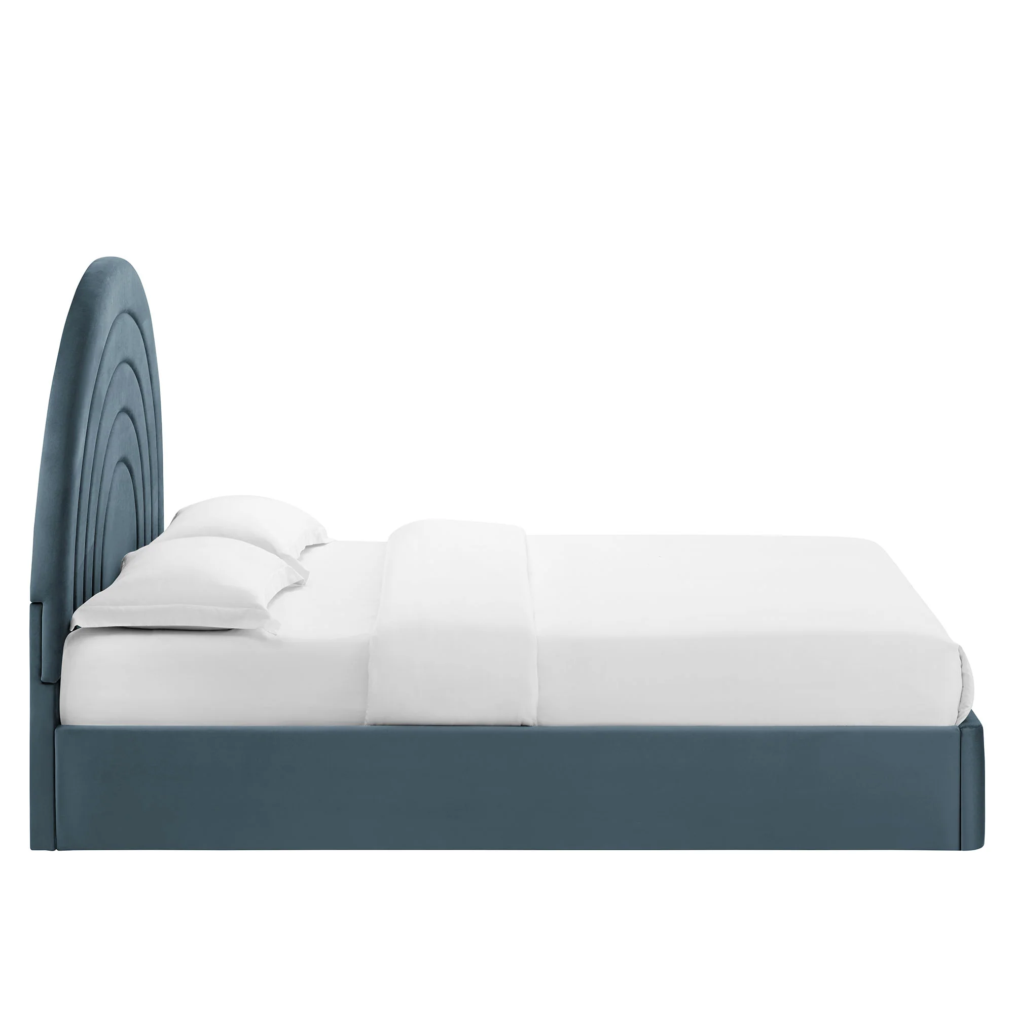 Solana Arched Performance Velvet Full Platform Bed by Modway - Image 12