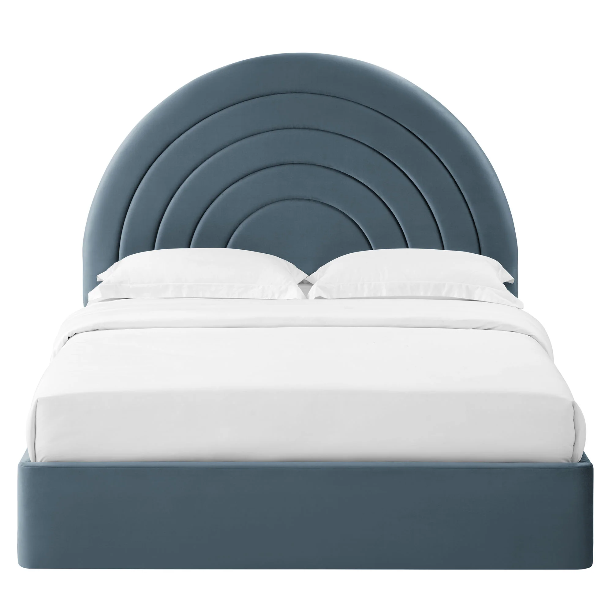 Solana Arched Performance Velvet King Platform Bed by Modway - Image 13