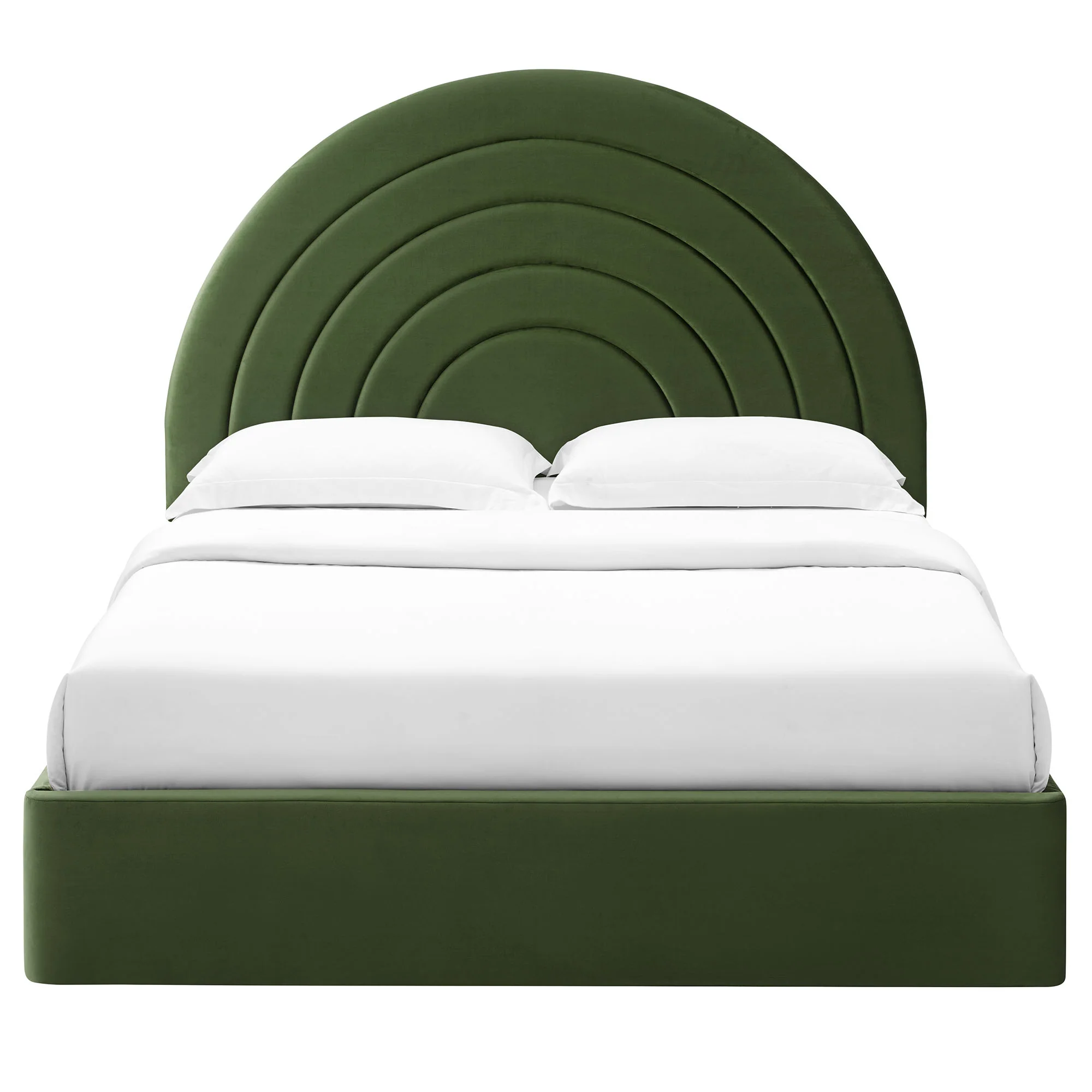 Solana Arched Performance Velvet King Platform Bed by Modway - Image 22