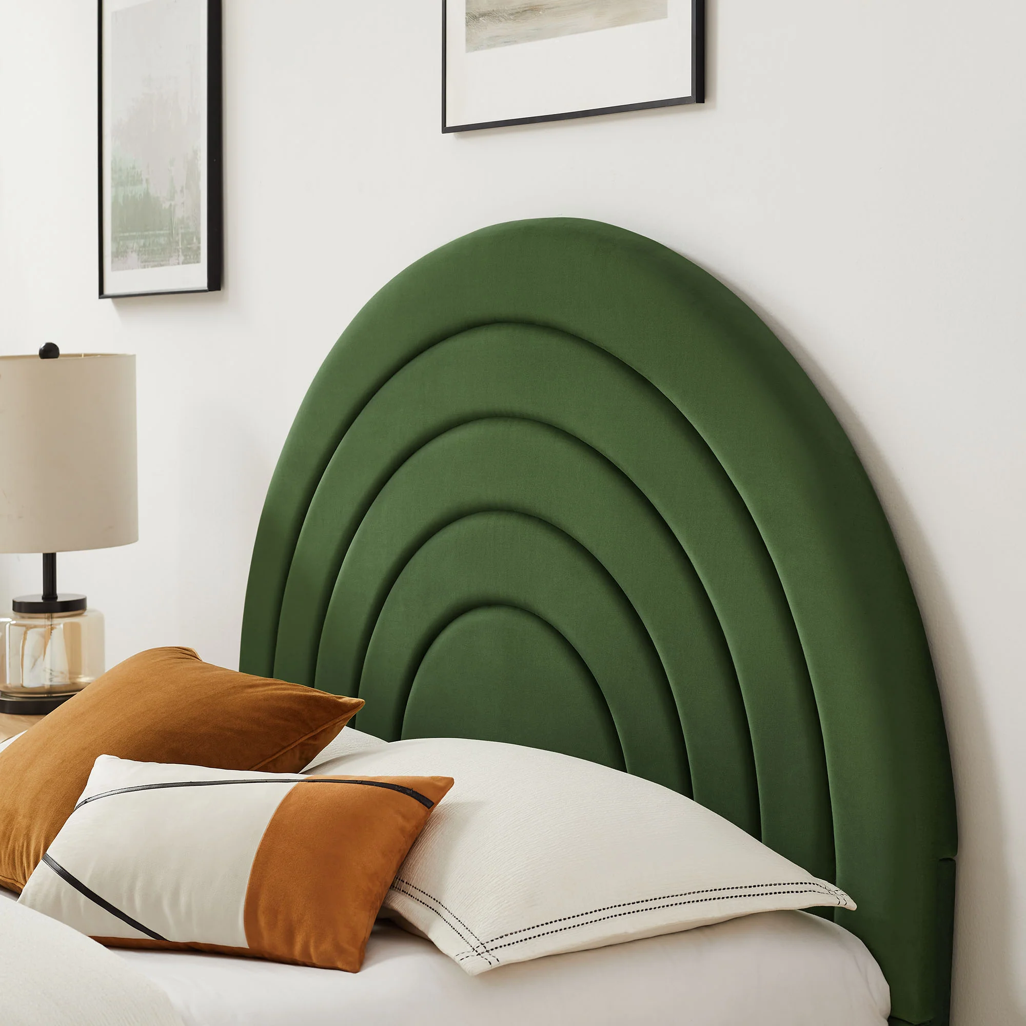 Solana Arched Performance Velvet King Platform Bed by Modway - Image 24