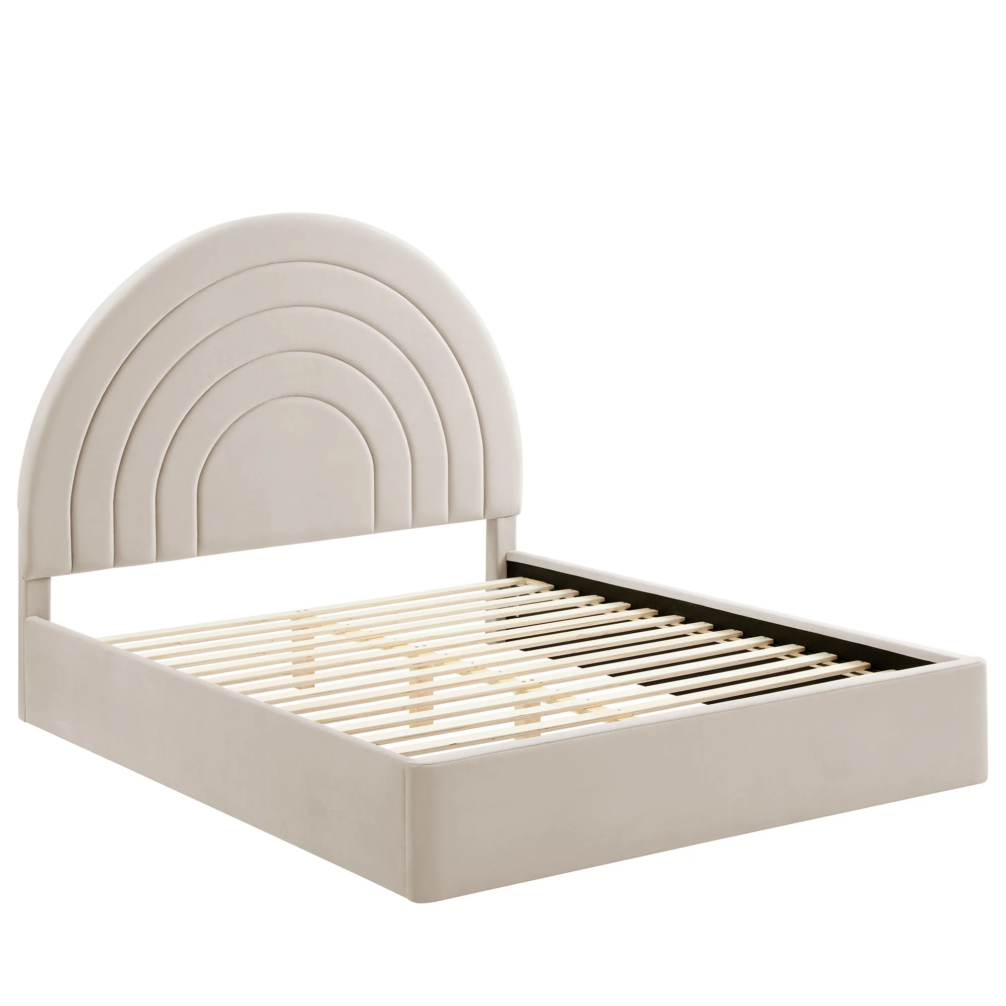 Solana Arched Performance Velvet King Platform Bed by Modway - Image 3