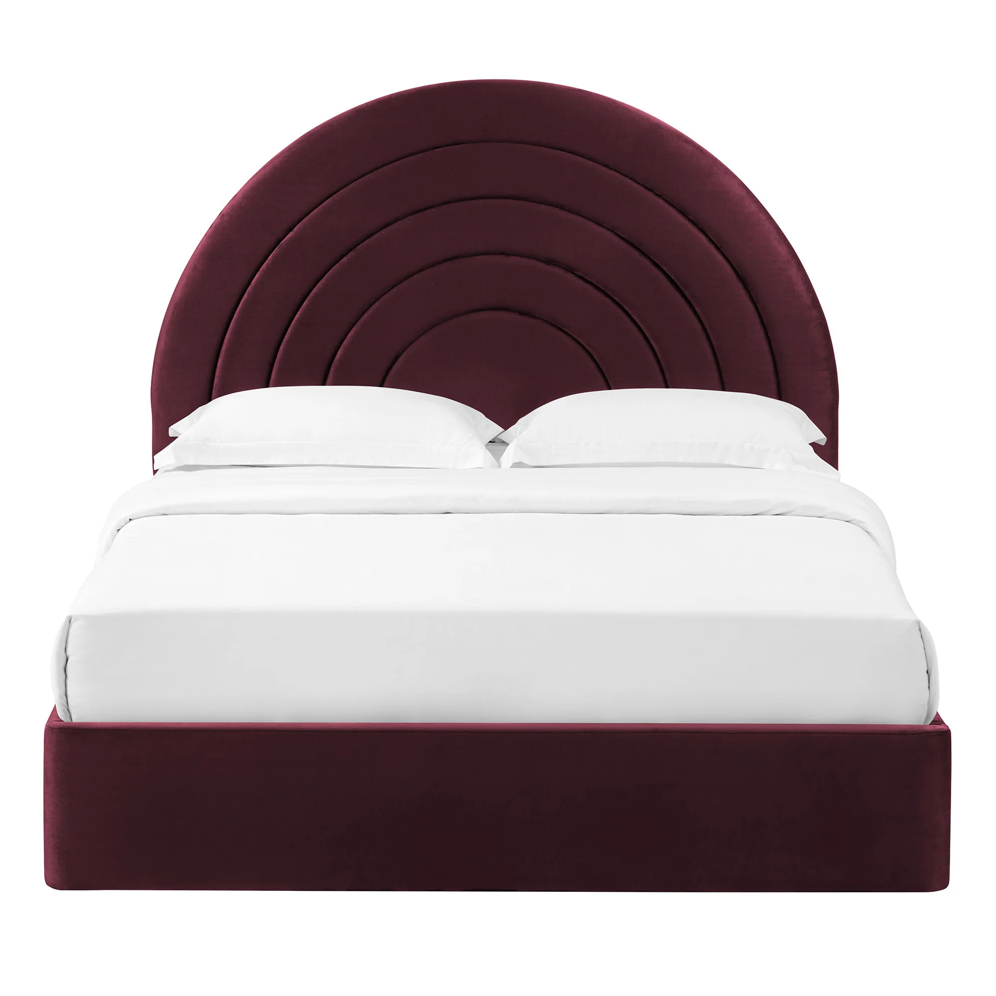 Solana Arched Performance Velvet King Platform Bed by Modway - Image 31
