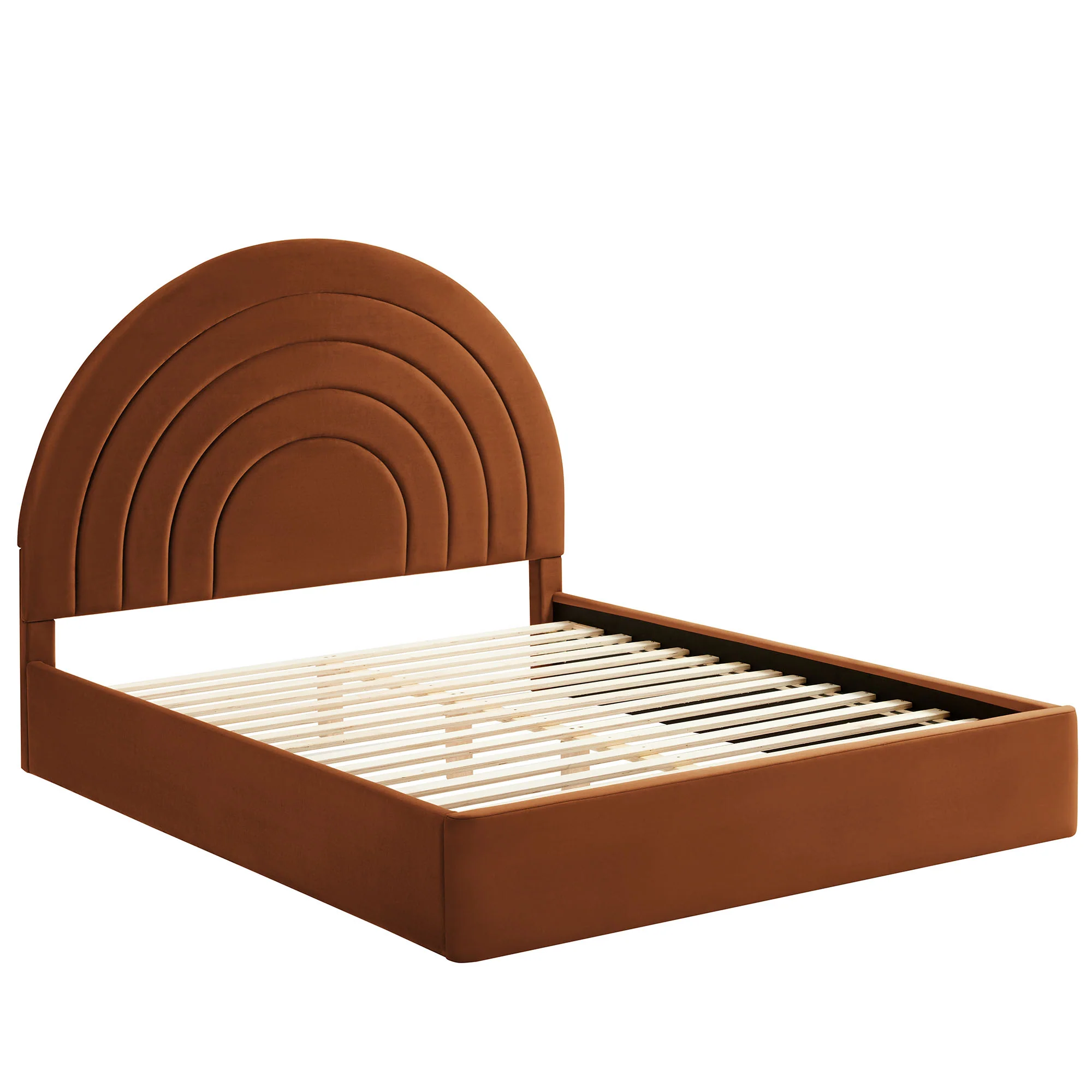 Solana Arched Performance Velvet King Platform Bed by Modway - Image 38