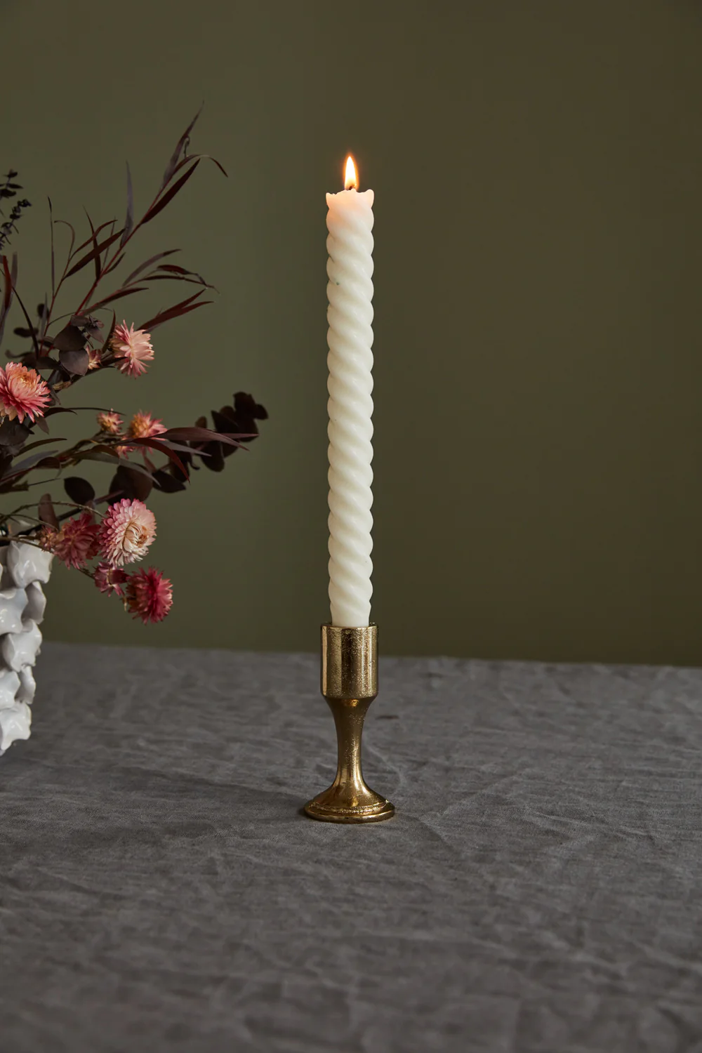 Solitaire Candlestick Set of 8 By Accent Decor