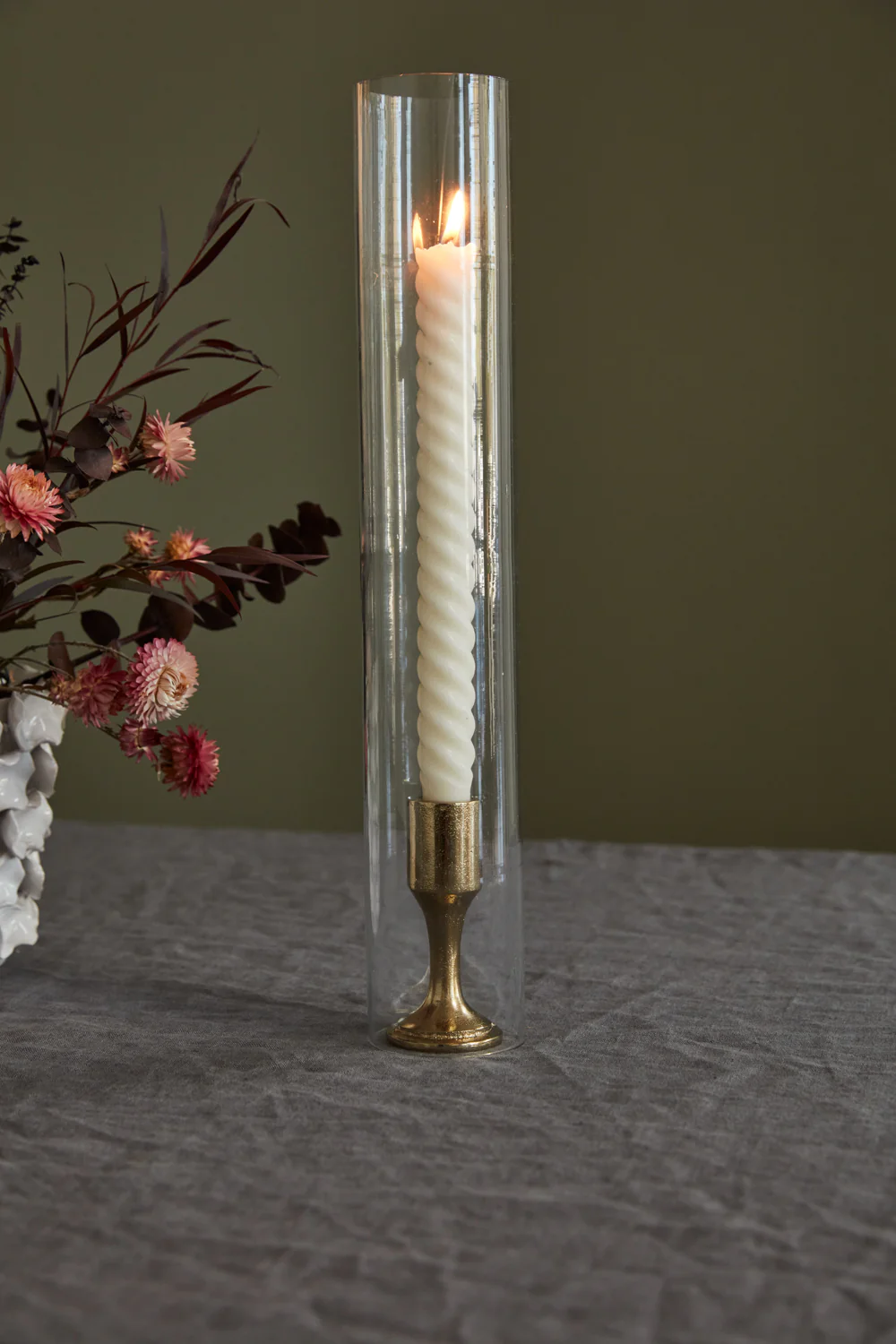 Solitaire Candlestick Set of 8 By Accent Decor - Image 3