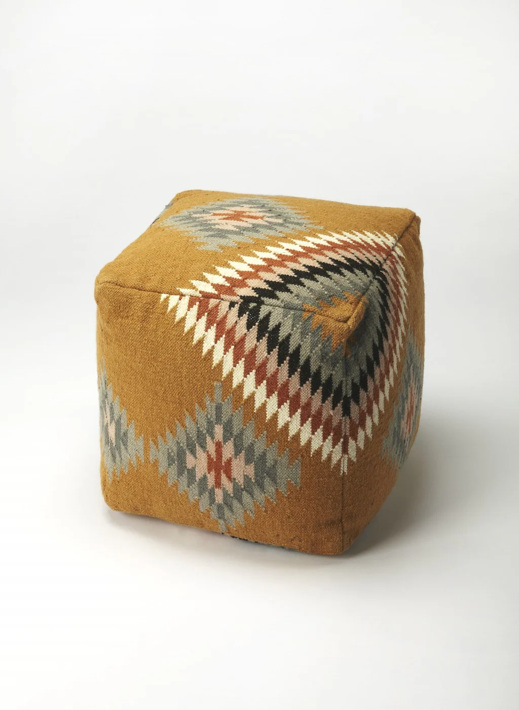 Southwest Lodge Pouf Ottoman By Homeroots