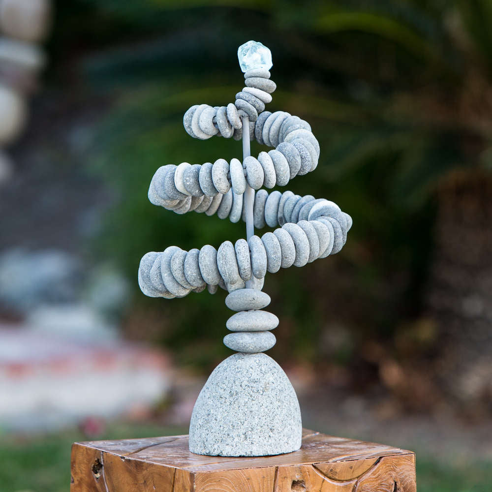 Spiral Cairn Small Set of 2 By Garden Age Supply