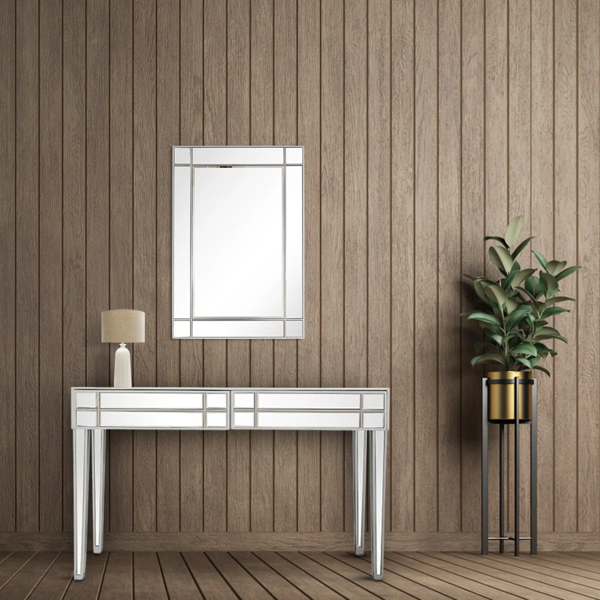 Stainless Steel Console Table By Homeroots - Image 3