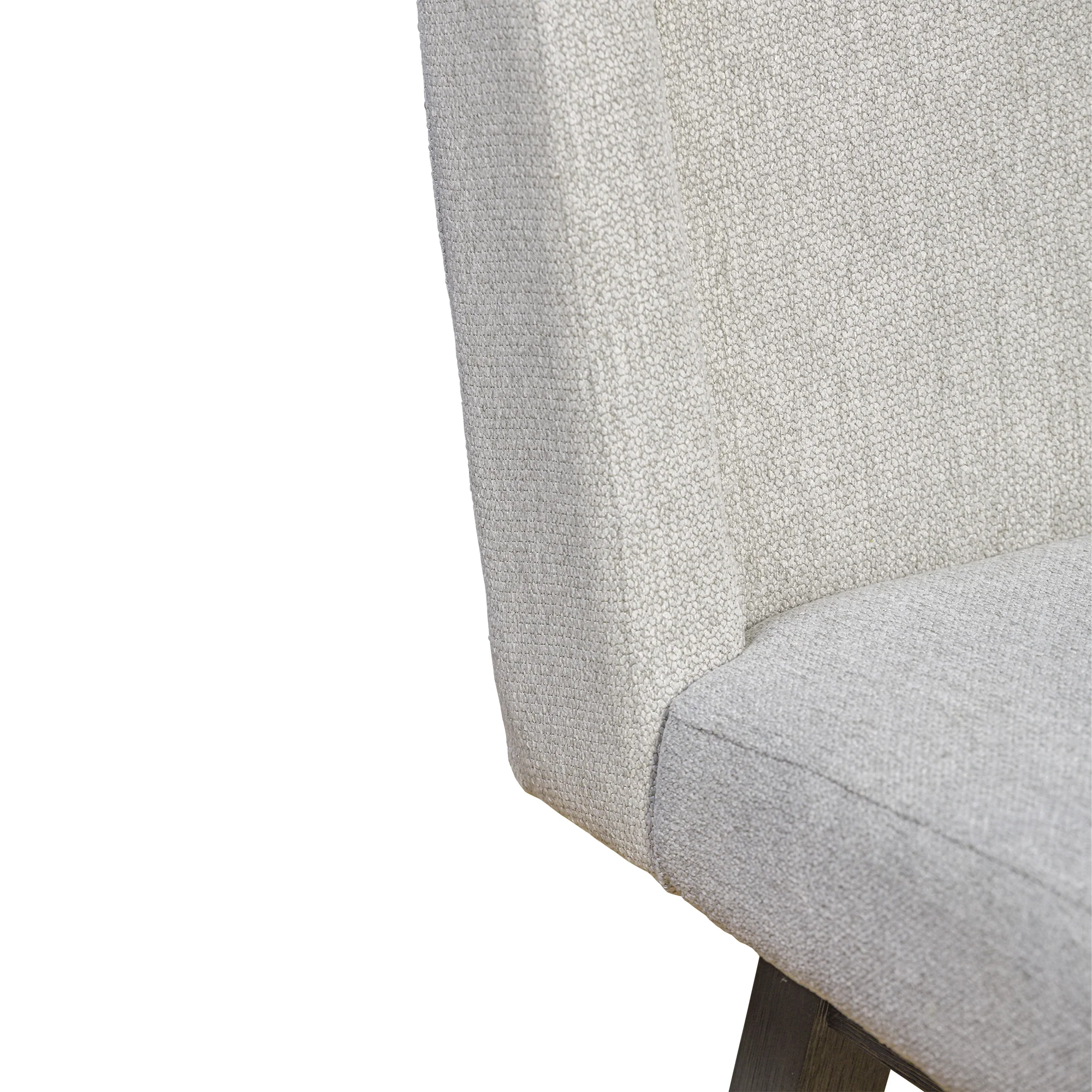 Stancoste Swivel Bar Stool in Grey Oak Wood Finish with Taupe Fabric By Armen Living - Image 10