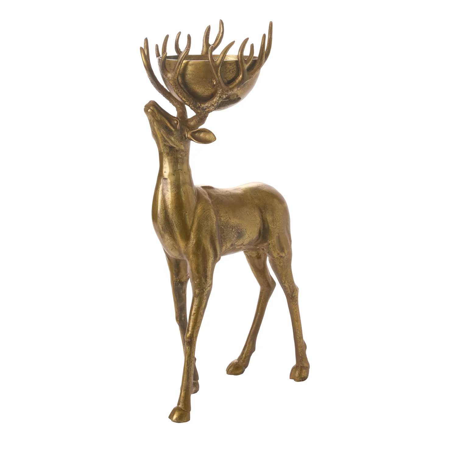 Standing Deer Bowl By Accent Decor - Image 2