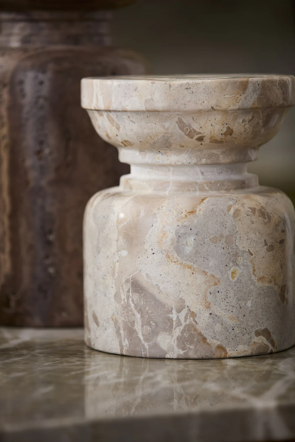 Stone Pedestal By Accent Decor
