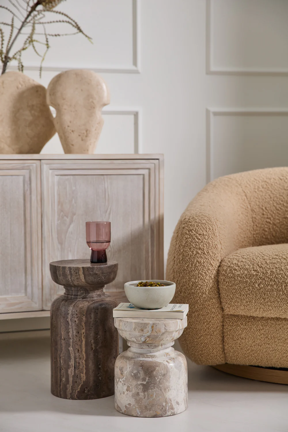 Stone Pedestal By Accent Decor - Image 7