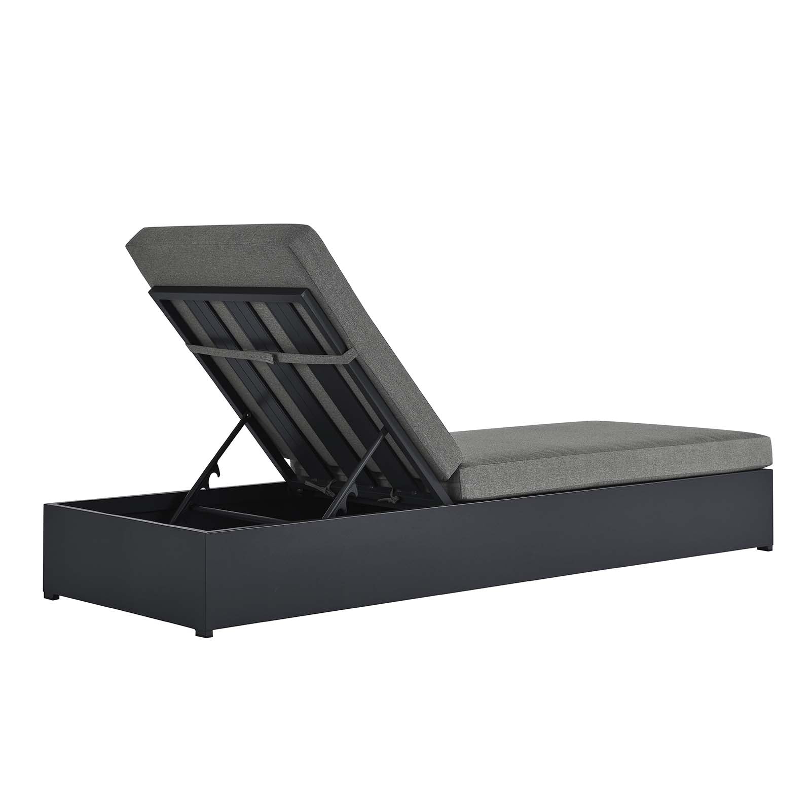 Tahoe Outdoor Patio Powder-Coated Aluminum Chaise Lounge Chair By Modway - EEI-6634 - Image 4