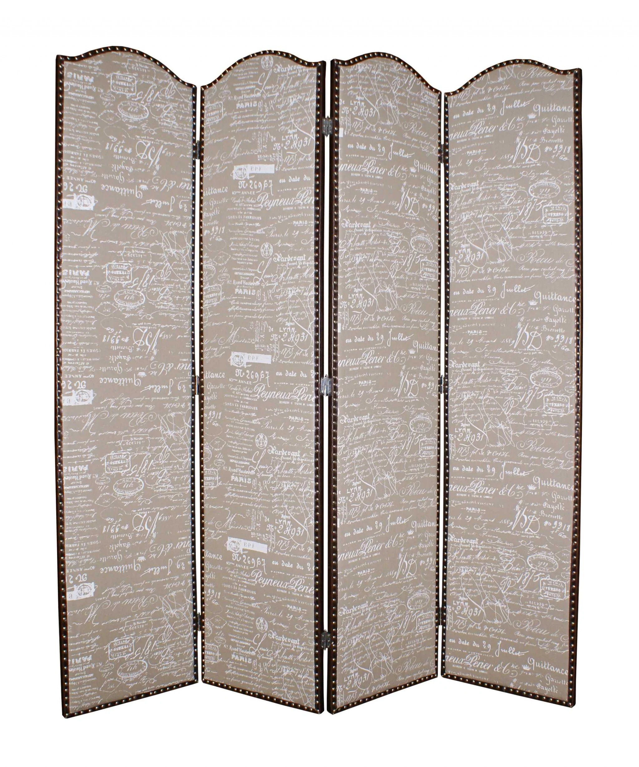 Tan Wood Galore Screen By Homeroots