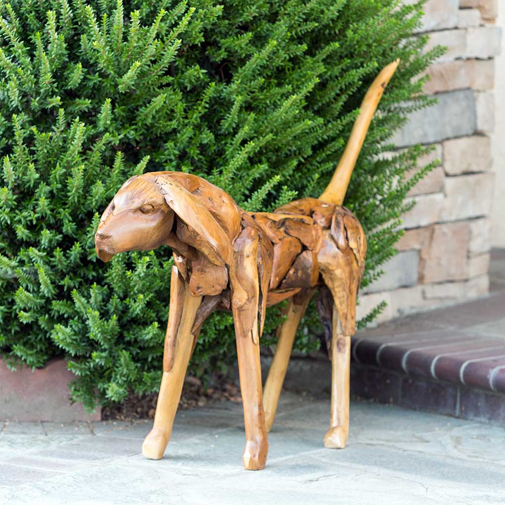 Teak Walking Dog By Garden Age Supply - Image 3