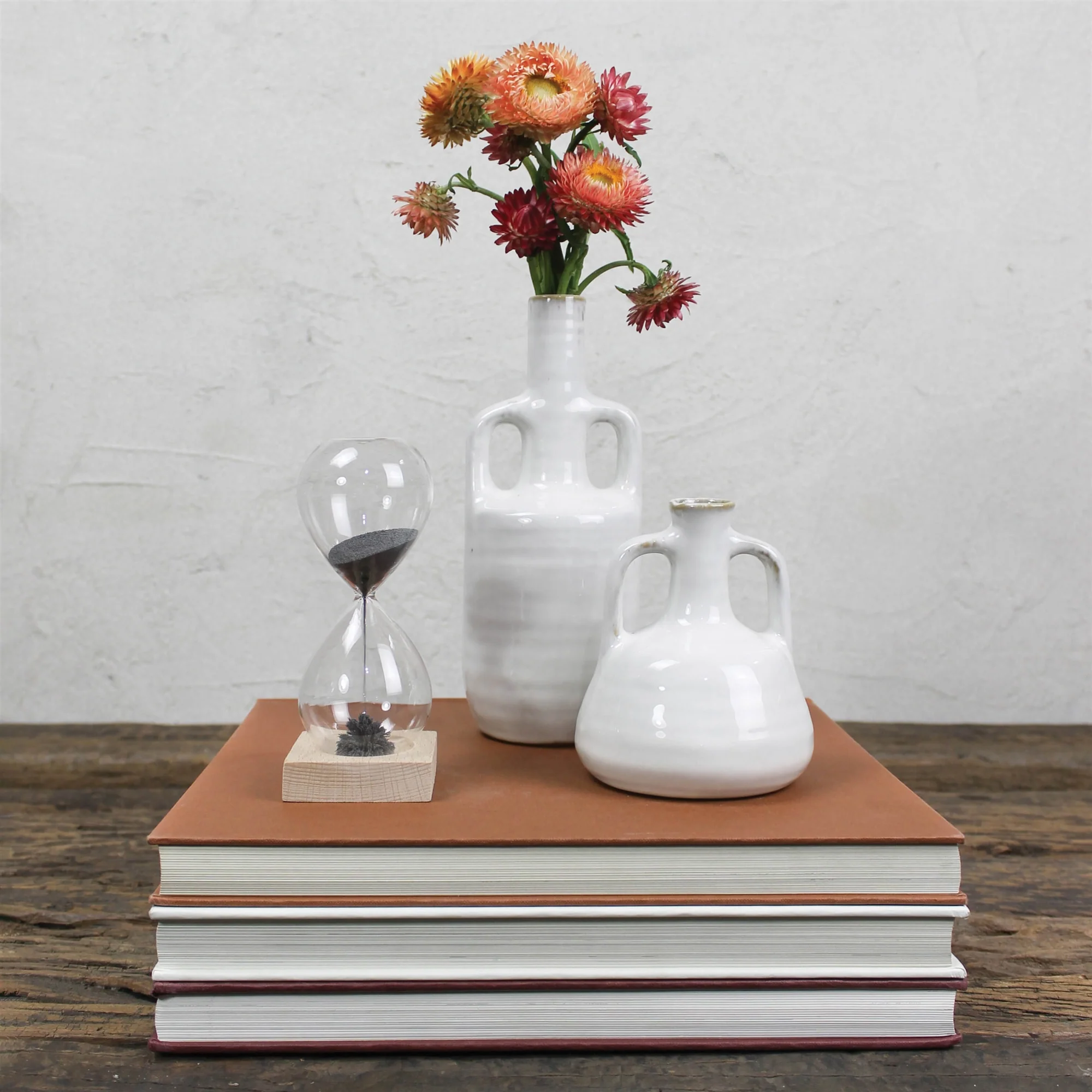 Thea Vase, Ceramic - Tall Set Of 2 By HomArt