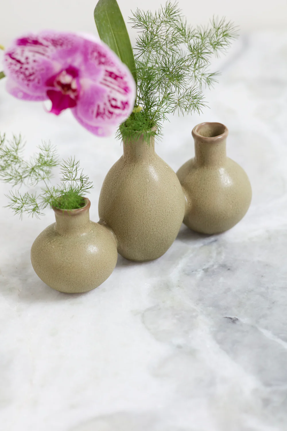 Thyme Budvase Set of 4 By Accent Decor
