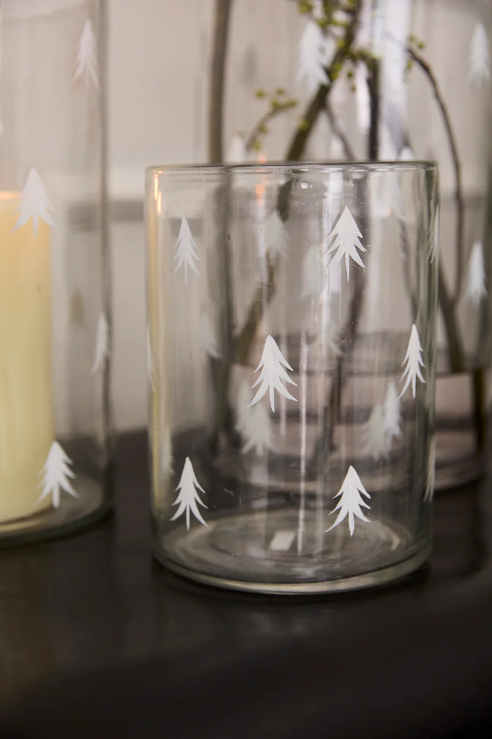 Tiny Tree Votive Set of 2 By Accent Decor
