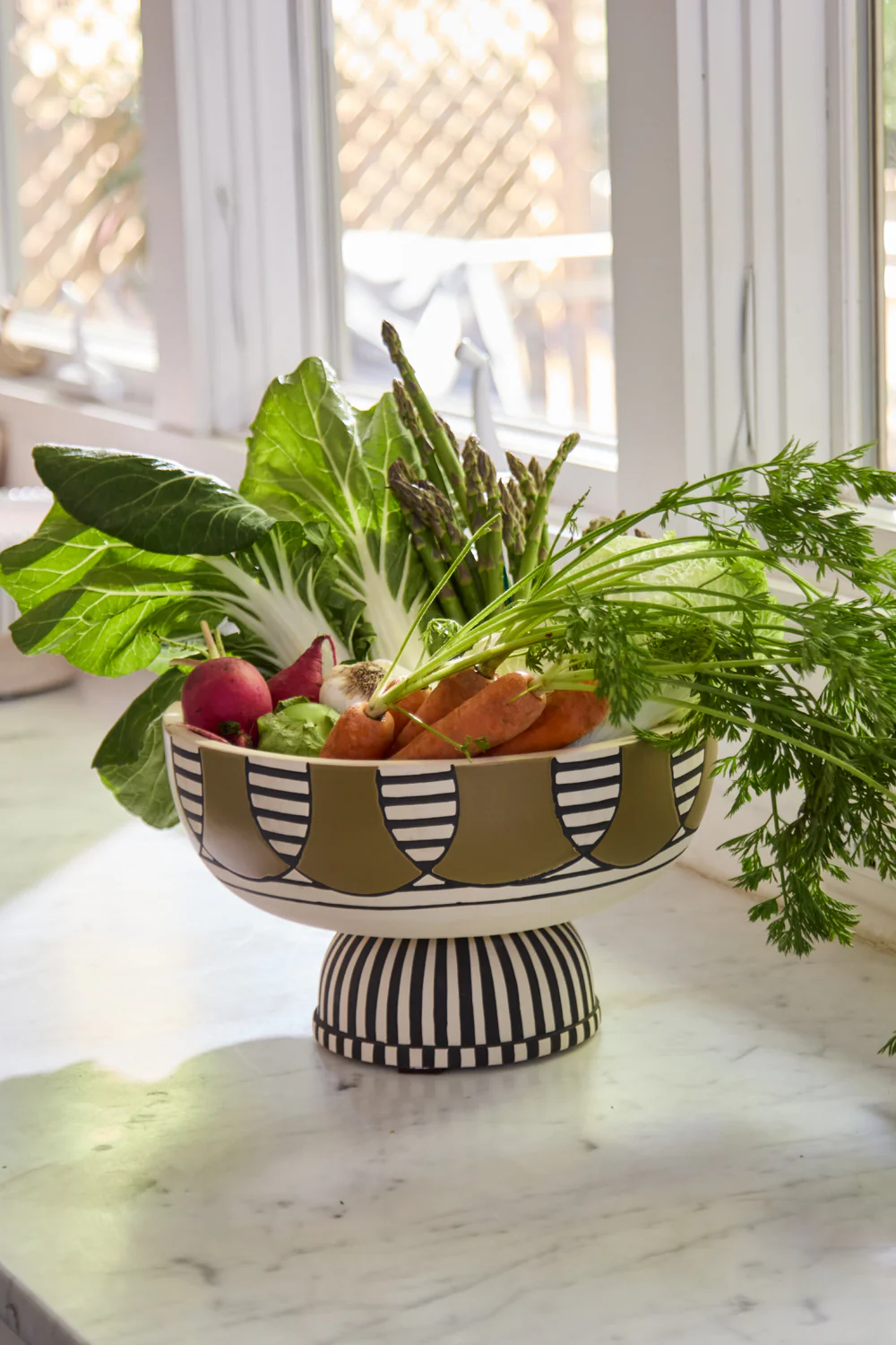 Tosca Footed Bowl By Accent Decor - Image 3