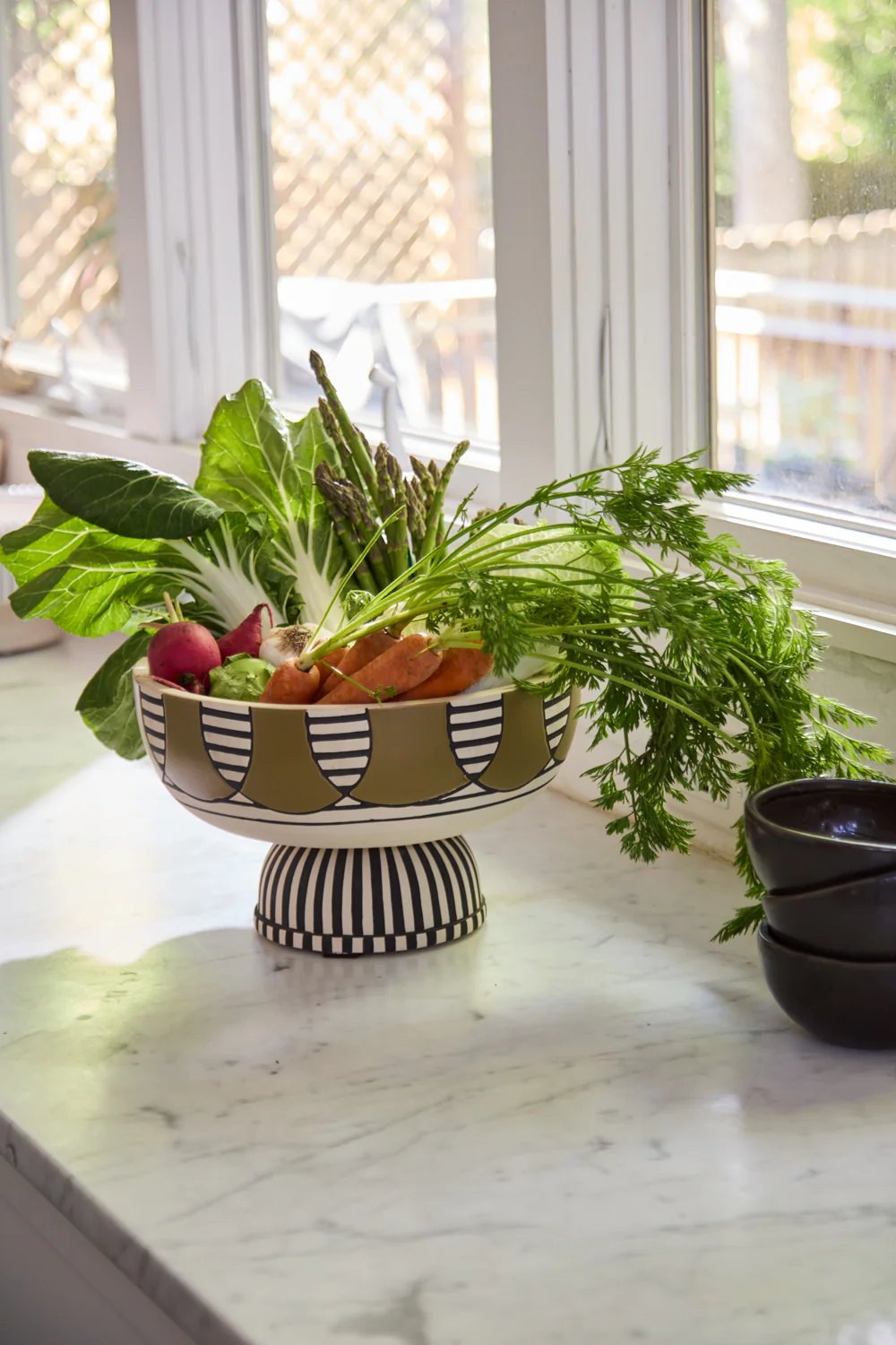 Tosca Footed Bowl By Accent Decor - Image 5