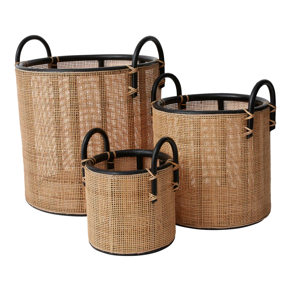 Townes Baskets - Set of 3 By Accent Decor - Image 2