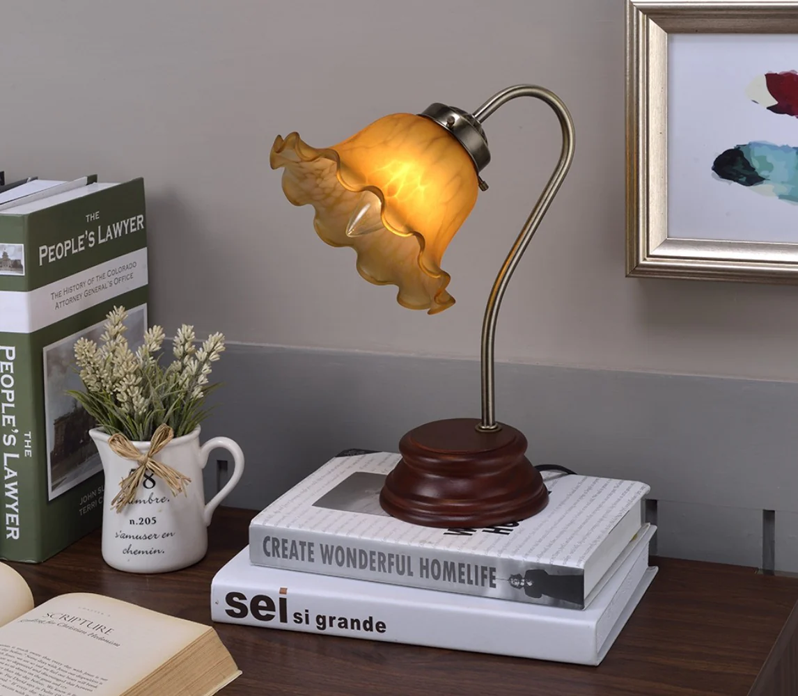 Traditional Gooseneck Table Lamp By Homeroots