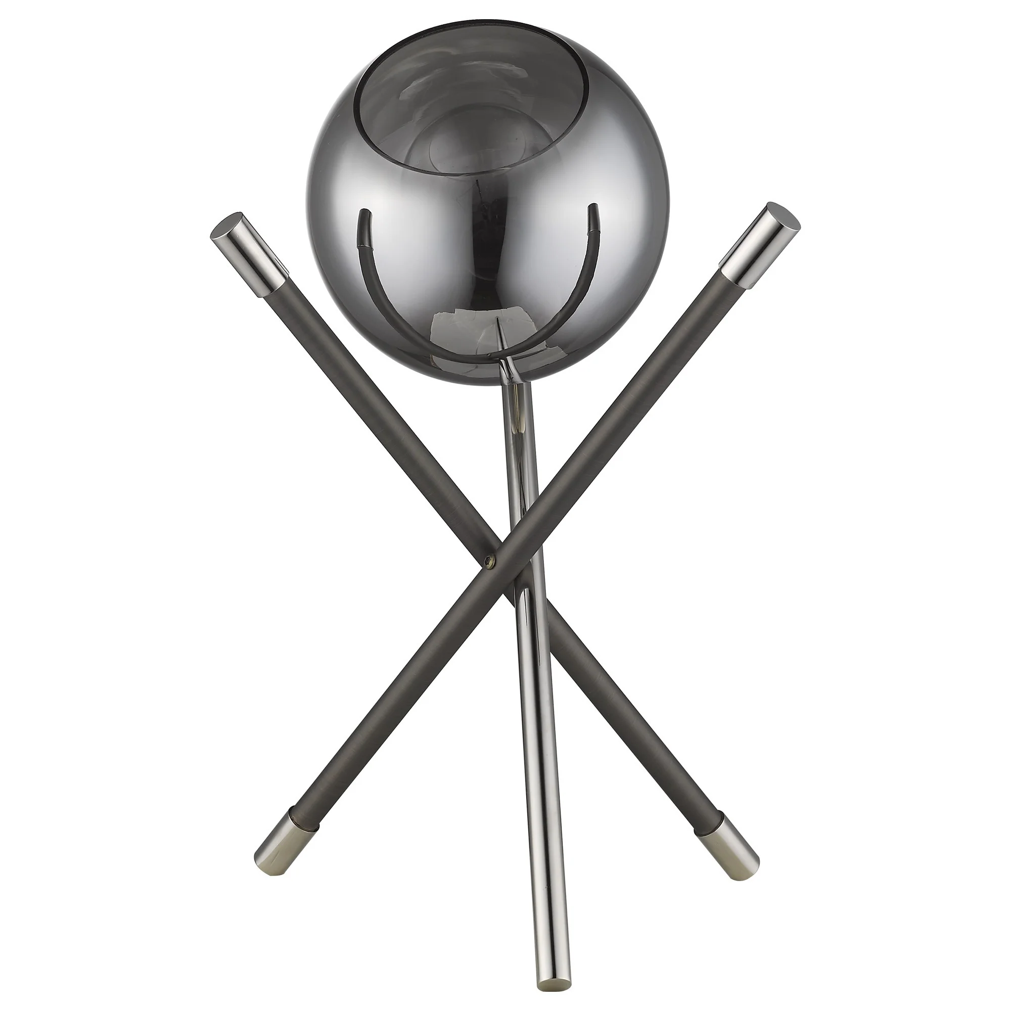 Trend Home 1-Light Polished Nickel Table Lamp By Homeroots - 399146