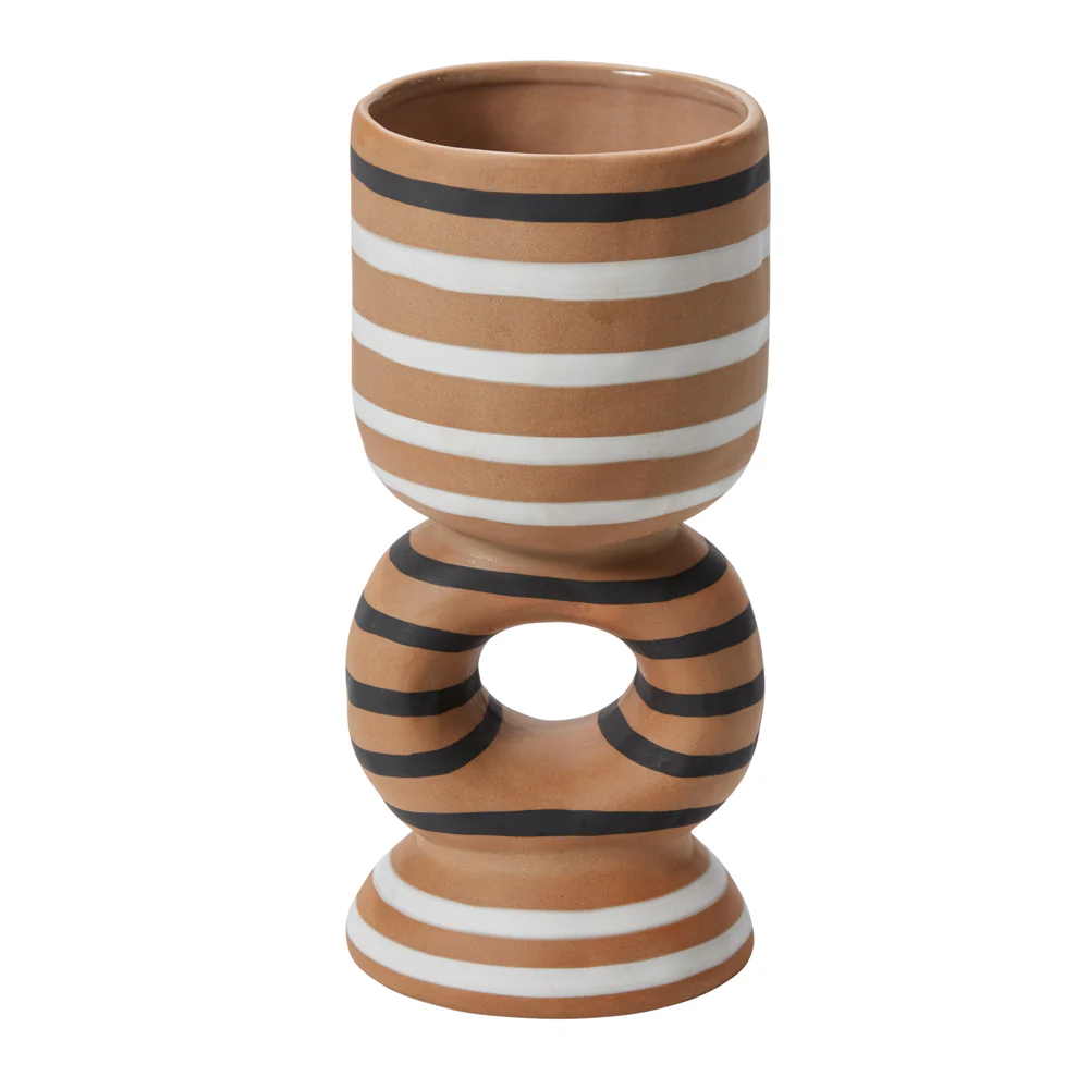 Trujillo Footed Pot Set of 2 By Accent Decor - Image 2