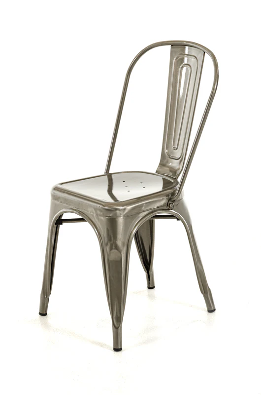 Two 33' Steel Side Chairs By Homeroots
