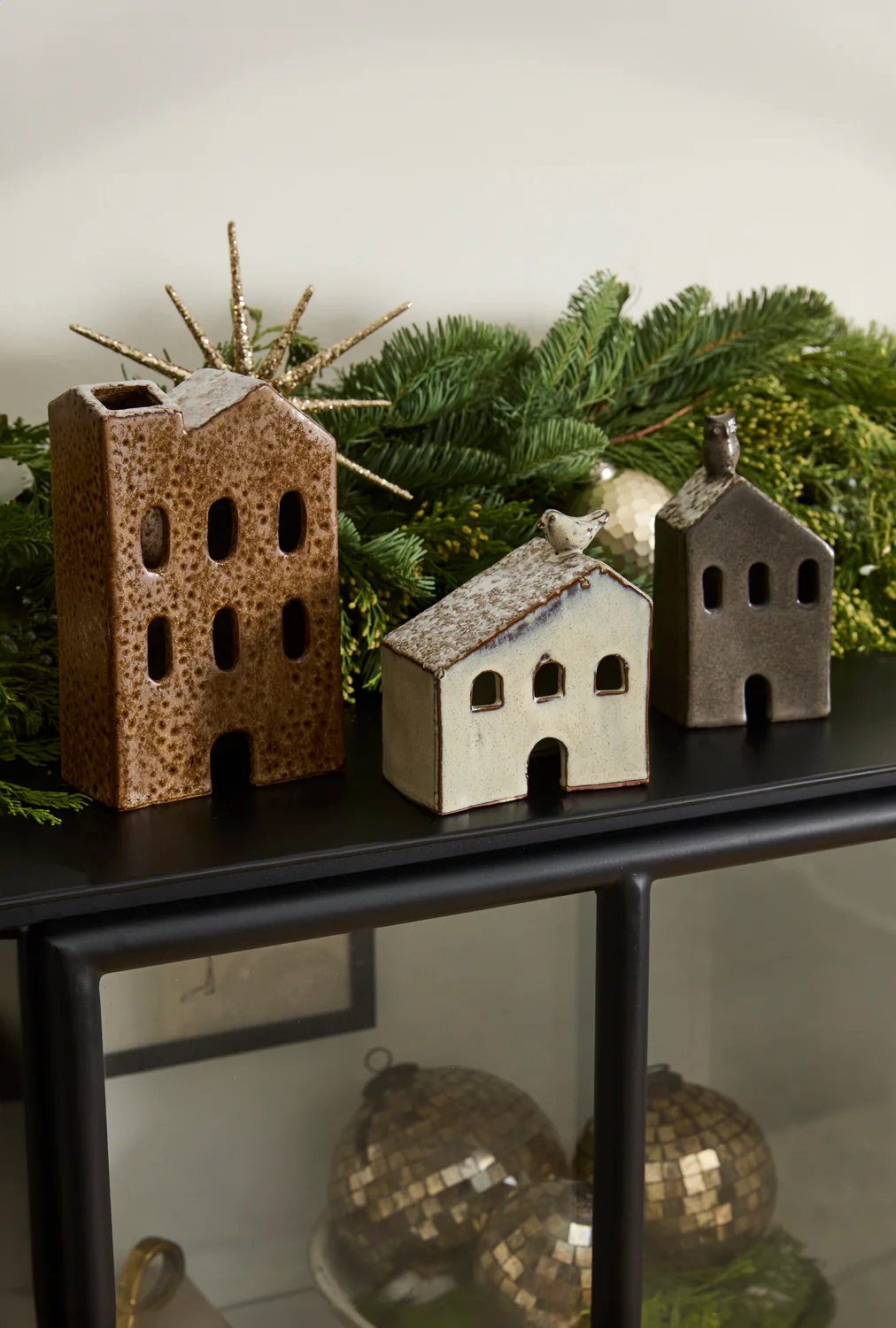 Village House Set of 4 By Accent Decor - Image 2