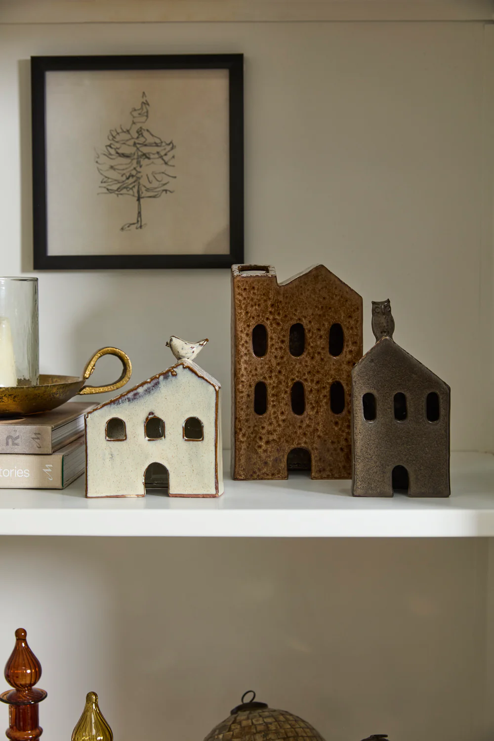Village House Set of 4 By Accent Decor - Image 5