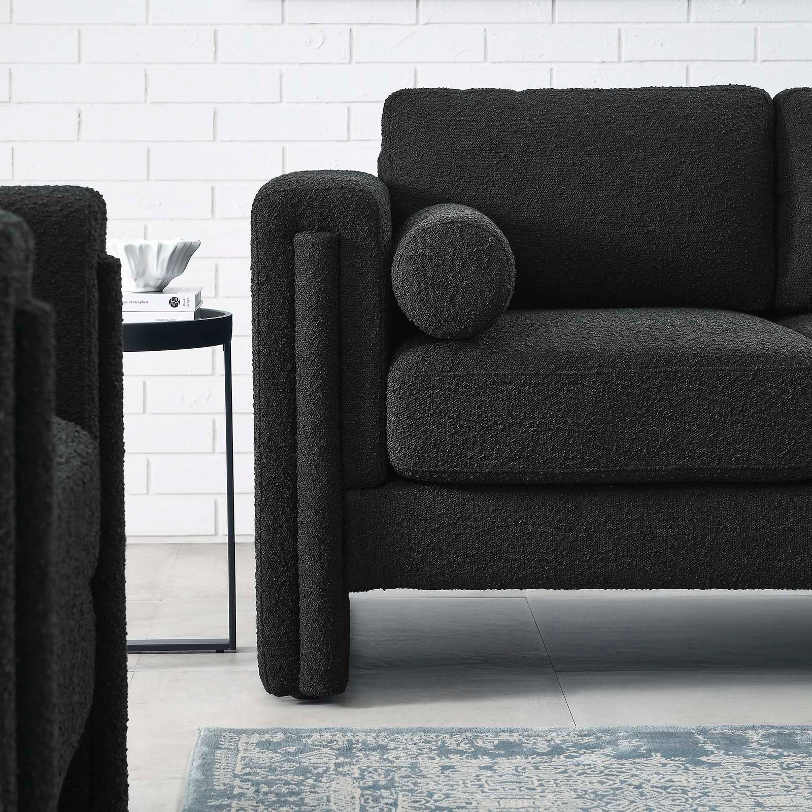 Visible Boucle Fabric Loveseat By Modway - EEI-6376