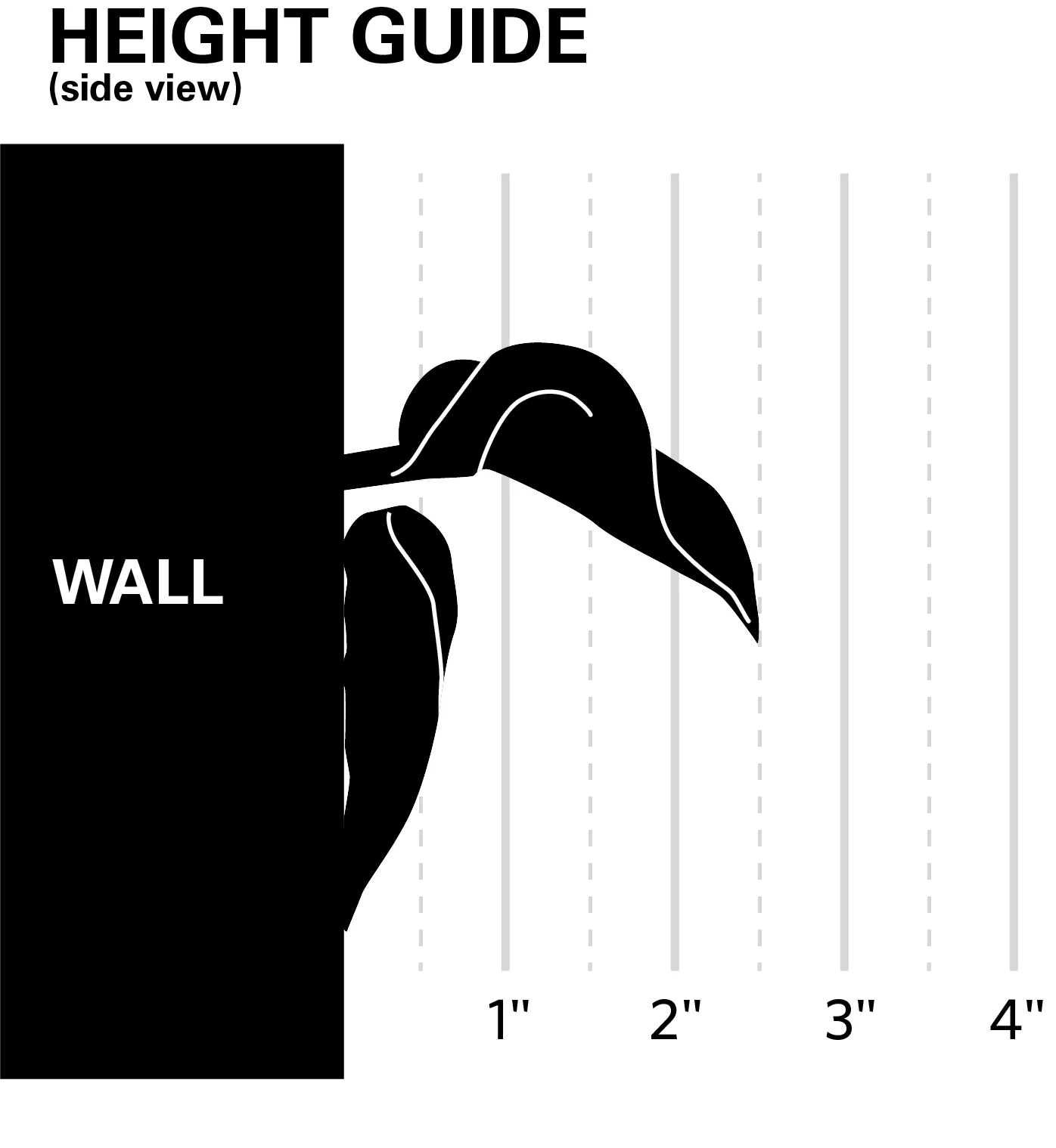 Wall Play™: Leaves, DK Grey, Set/2 By Gold Leaf - Image 3