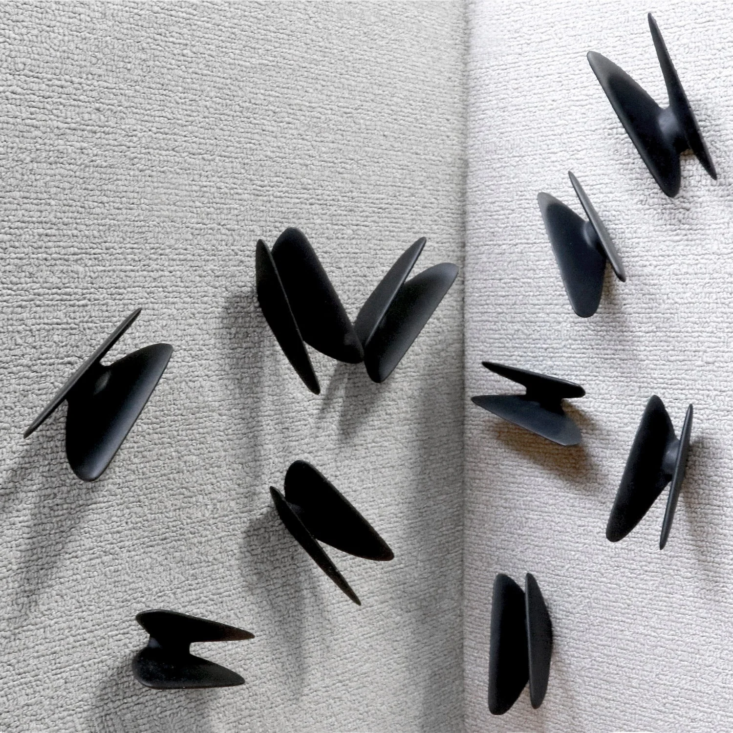 Wall Play™: Wings #3, DK Grey/ Black By Gold Leaf