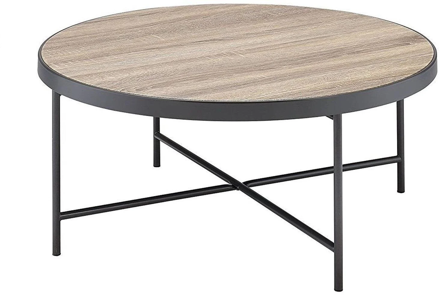Weathered Gray Oak Coffee Table By Homeroots