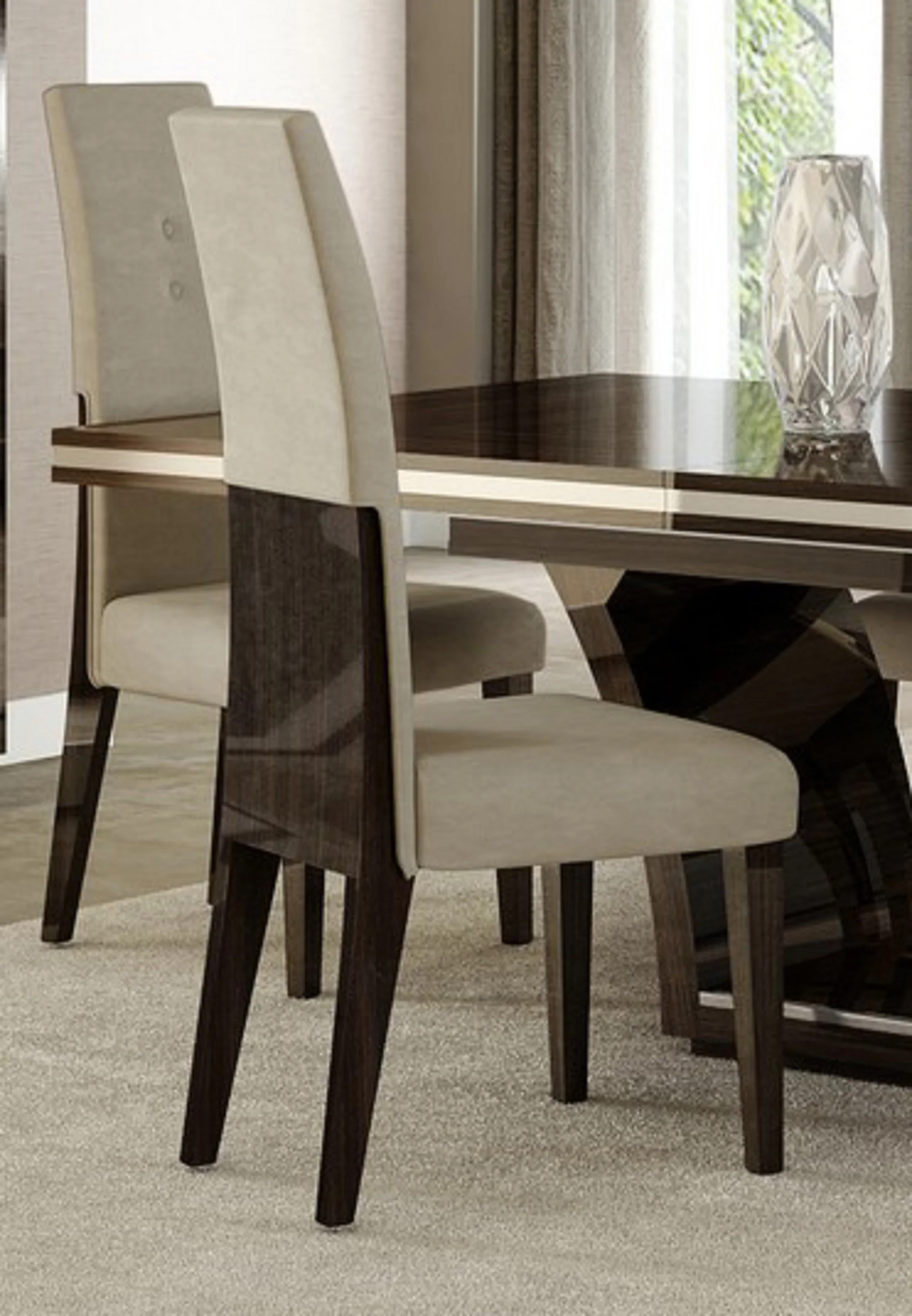 Wenge Dining Chair By Homeroots