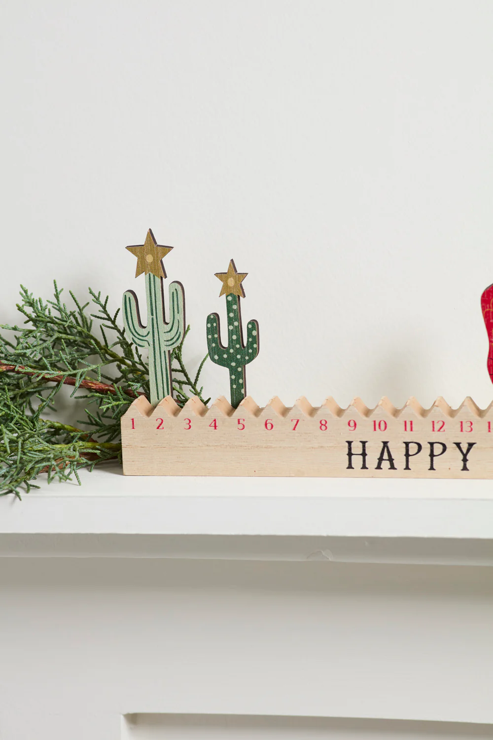 Western Winter Advent Calendar Set of 8 By Accent Decor - Image 4