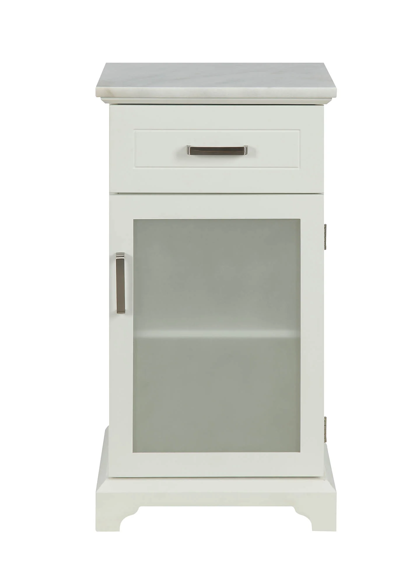 White Classy Cabinet By Homeroots
