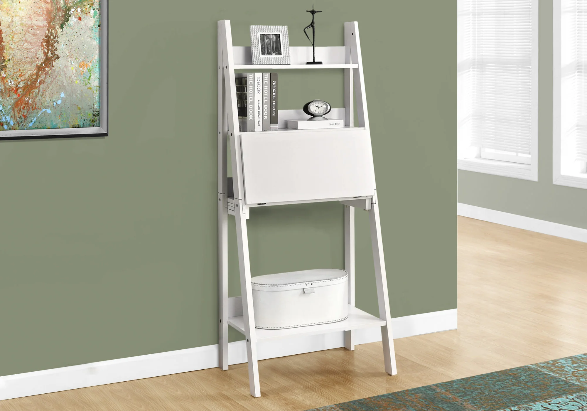 White Ladder Style Computer Desk By Homeroots