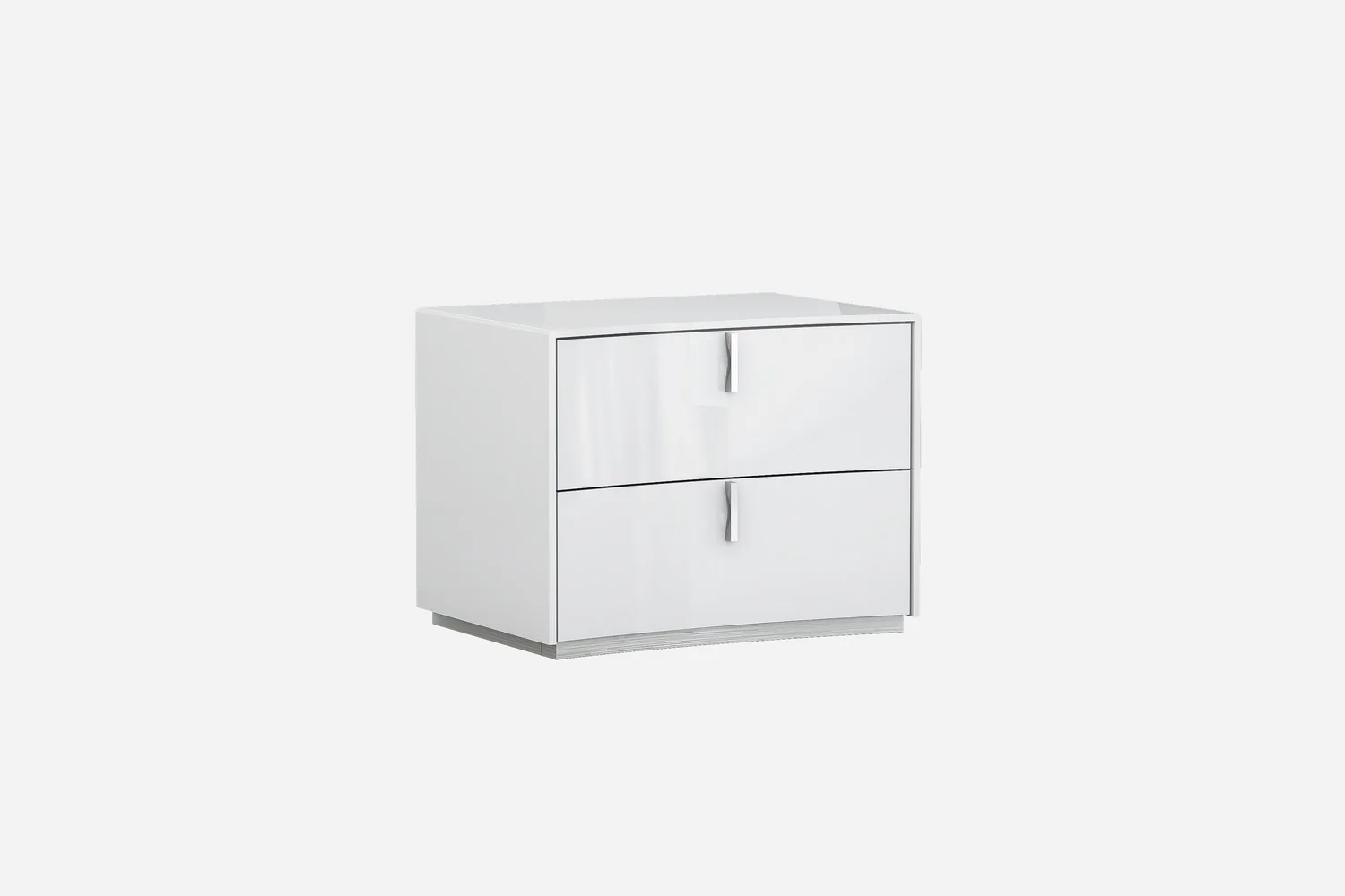 White Nightstand By Homeroots - 366257