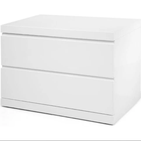 White Nightstand By Homeroots - 370734