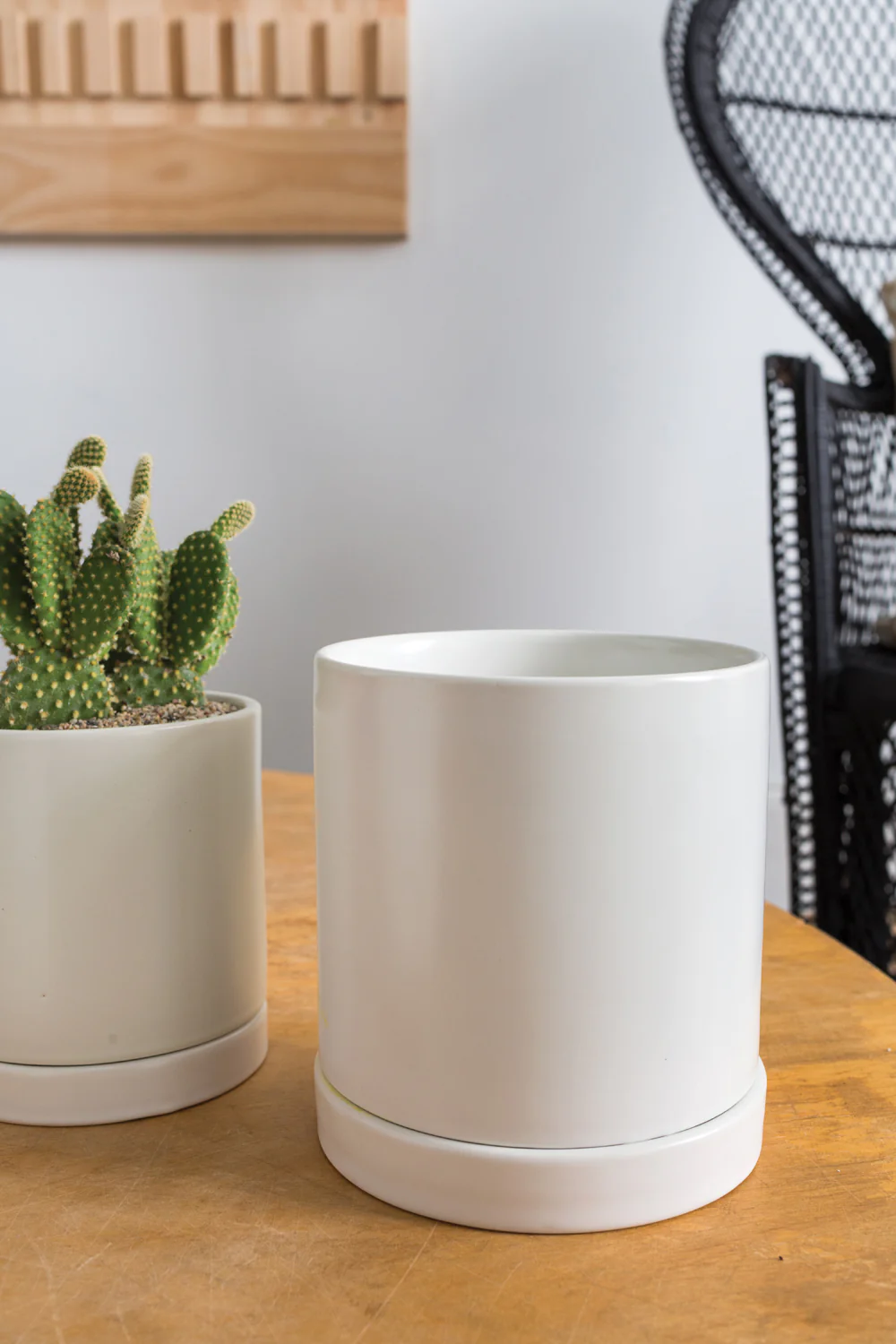 White Romey Pot By Accent Decor - Image 13