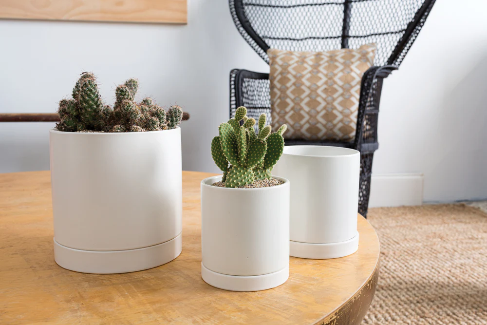 White Romey Pot By Accent Decor - Image 14