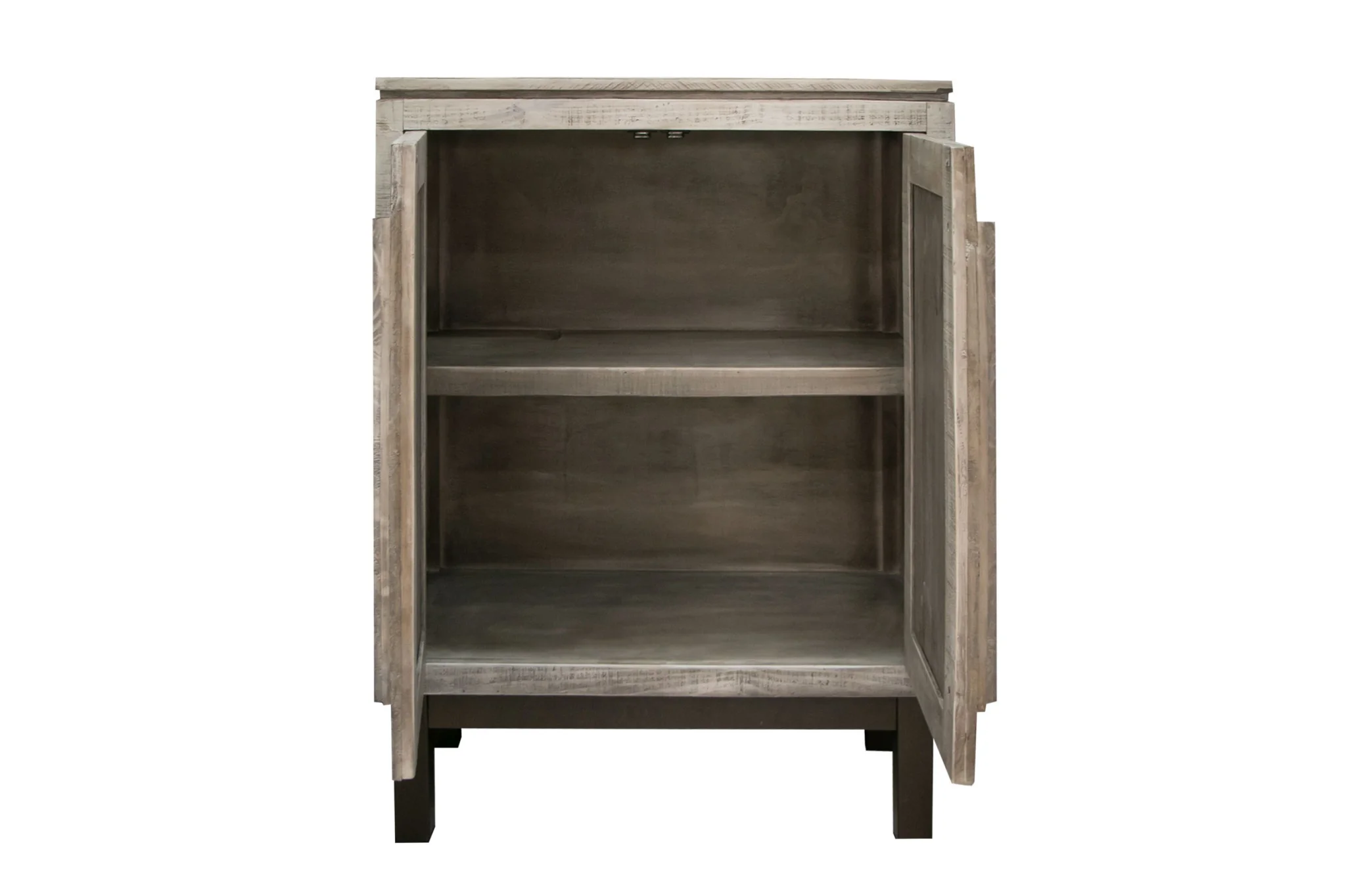 White Solid and Manufactured Wood Distressed Buffet Table By Homeroots