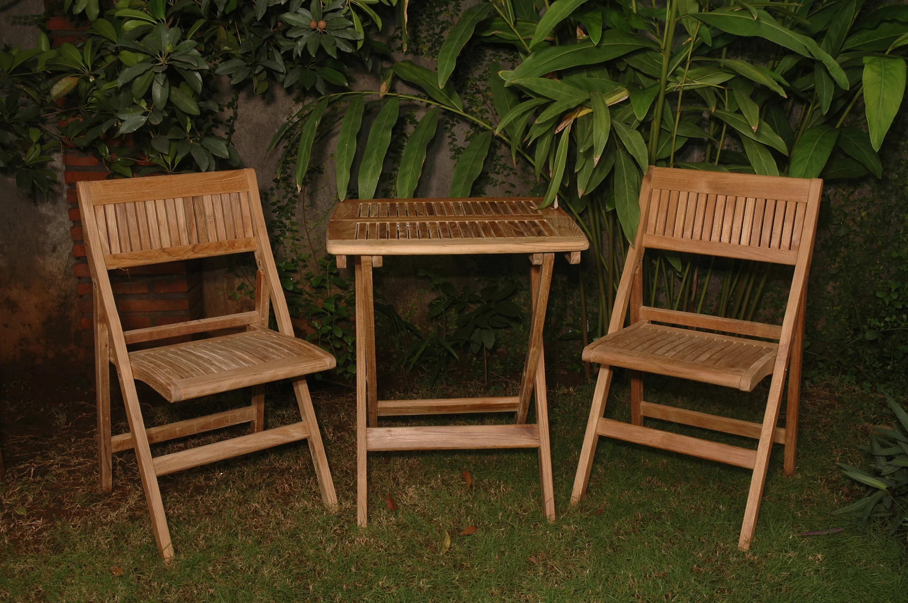 Windsor 3-Pieces Square Bistro Set  By Anderson Teak