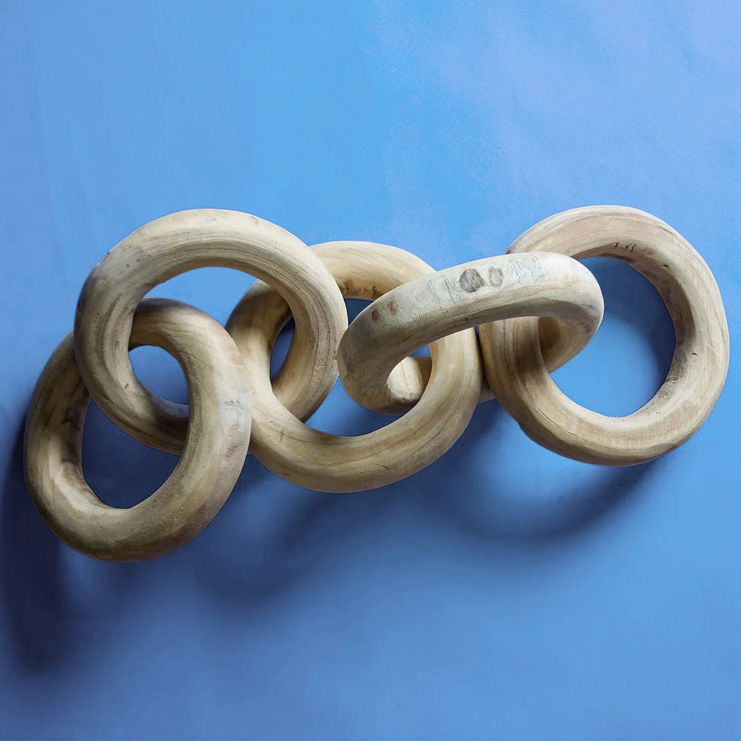 Wood Chain, 5 Link By Gold Leaf