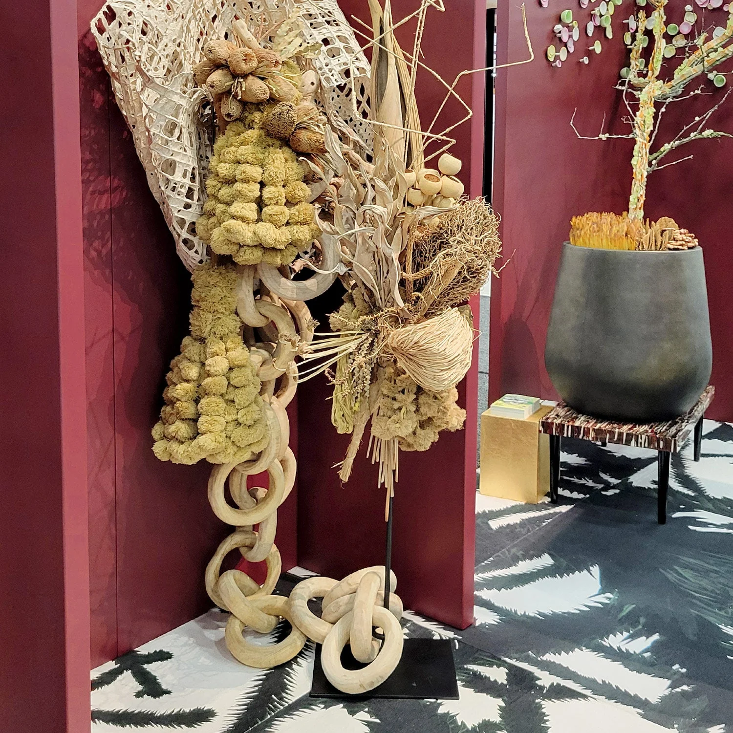 Wood Chain, 8 Link By Gold Leaf - Image 10